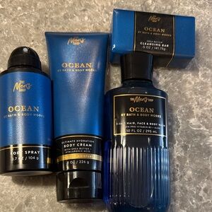 Bath & Body Works Ocean Grooming Collection - Blue and Gold